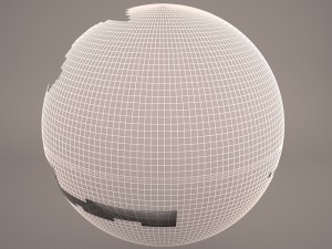 death star destroyed star wars 3D Модель