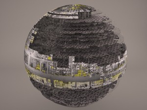 death star destroyed star wars 3D 模型