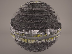 death star destroyed star wars 3D 模型
