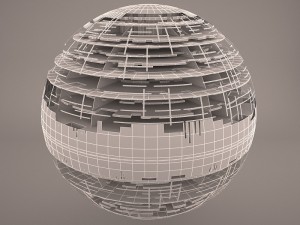 death star destroyed star wars 3D 模型