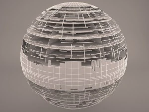 death star destroyed star wars 3D Model