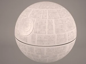 death star destroyed star wars 3D Model