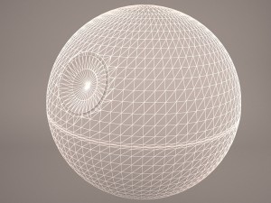 death star destroyed star wars 3D Модель