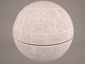 death star destroyed star wars 3D Модель
