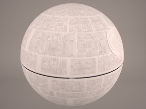 death star destroyed star wars 3D Модель
