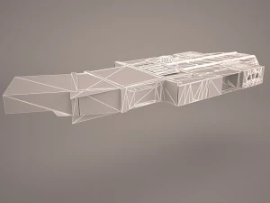 imperial star destroyer star wars 3D Model