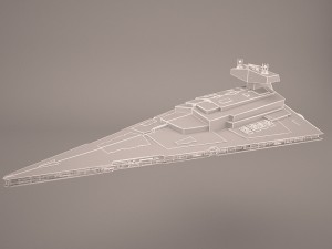 imperial star destroyer star wars 3D Model