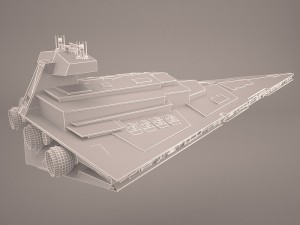 imperial star destroyer star wars 3D Model
