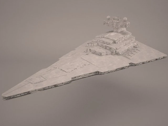 imperial star destroyer star wars 3D Model .c4d .max .obj .3ds .fbx .stl .blend