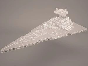 imperial star destroyer star wars 3D Model