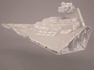 imperial star destroyer star wars Model 3D