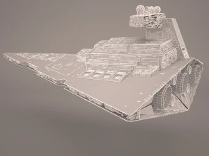 imperial star destroyer star wars 3D Model