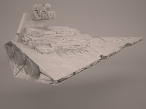 imperial star destroyer star wars Model 3D