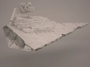 imperial star destroyer star wars 3D Model