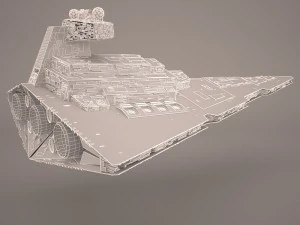 imperial star destroyer star wars 3D Model