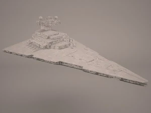 imperial star destroyer star wars 3D Model