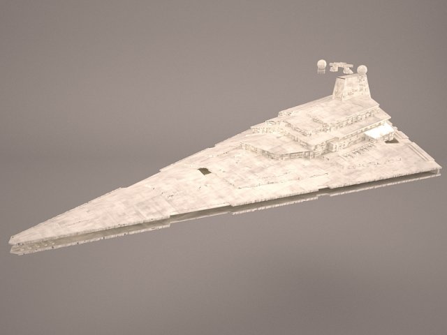 imperial star destroyer star wars 3D 模型 .c4d .max .obj .3ds .fbx .stl .blend 