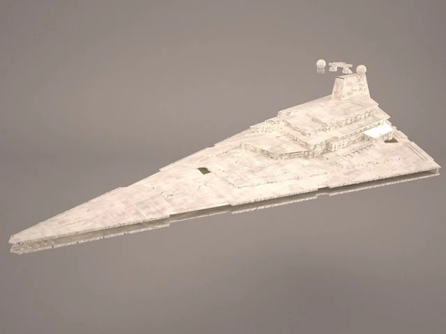 imperial star destroyer star wars 3D Model .c4d .max .obj .3ds .fbx .stl .blend