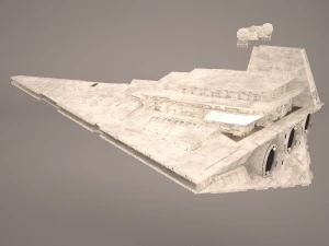 imperial star destroyer star wars 3D Model