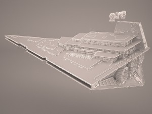 imperial star destroyer star wars 3D 模型