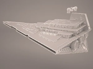 imperial star destroyer star wars 3D Model