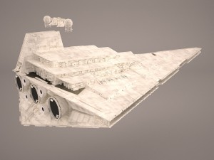 imperial star destroyer star wars 3D 模型