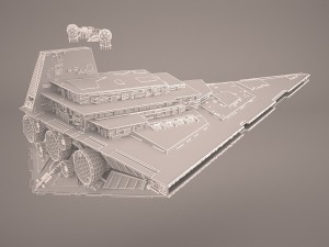 imperial star destroyer star wars 3D 模型