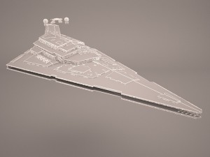 imperial star destroyer star wars 3D 模型