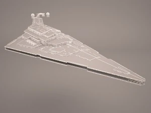 imperial star destroyer star wars 3D Model