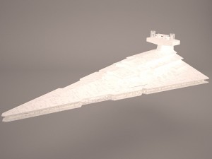 imperial star destroyer star wars 3D मॉडल