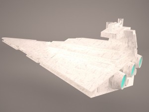imperial star destroyer star wars 3D Model