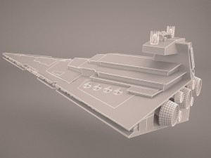 imperial star destroyer star wars 3D Model
