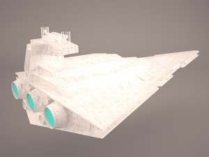 imperial star destroyer star wars 3D Model