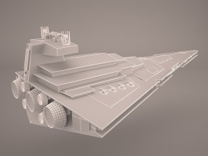 imperial star destroyer star wars 3D Model
