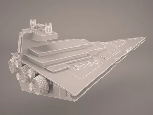 imperial star destroyer star wars 3D Model