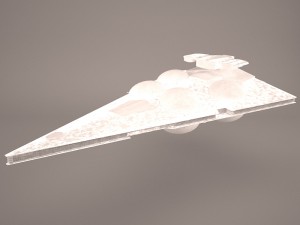 imperial star destroyer star wars 3D Model