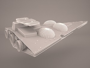 imperial star destroyer star wars Model 3D