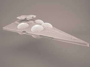 imperial star destroyer star wars Model 3D