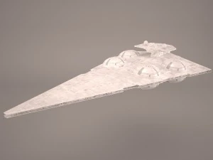 destructor estelar imperial star wars Modelo 3D