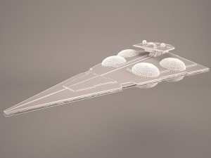imperial star destroyer star wars Model 3D