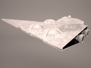 imperial star destroyer star wars Model 3D