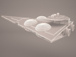 imperial star destroyer star wars Model 3D