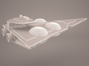 imperial star destroyer star wars Model 3D