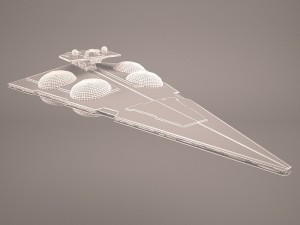 imperial star destroyer star wars Model 3D