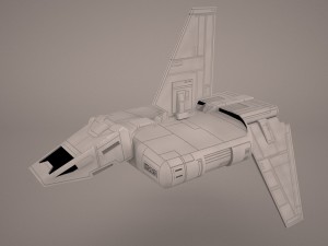 sent shuttle star wars Model 3D