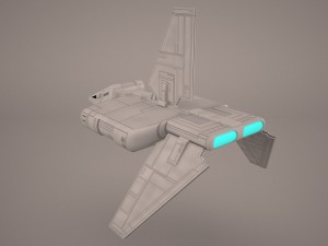 sent shuttle star wars 3D 模型