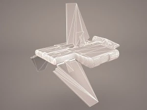 sent shuttle star wars 3D Model