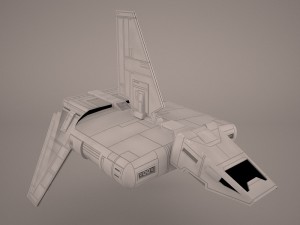 sent shuttle star wars 3D 模型