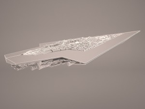 super star destroyer executor Model 3D