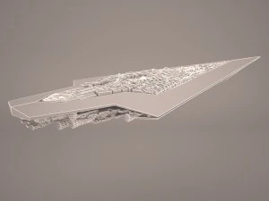 super star destroyer executor 3D Model